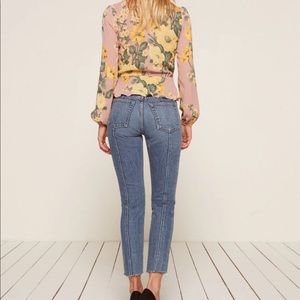 Reformation seamed jean size 23